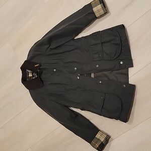 Barbour Beadnell Waxed Jacket (Sage) US 0, UK 4